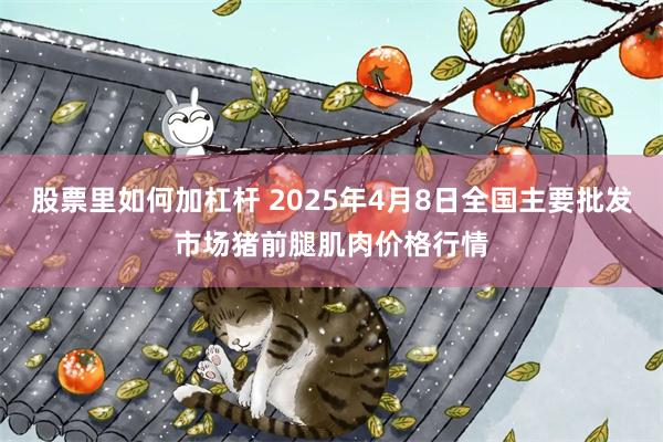 股票里如何加杠杆 2025年4月8日全国主要批发市场猪前腿肌肉价格行情